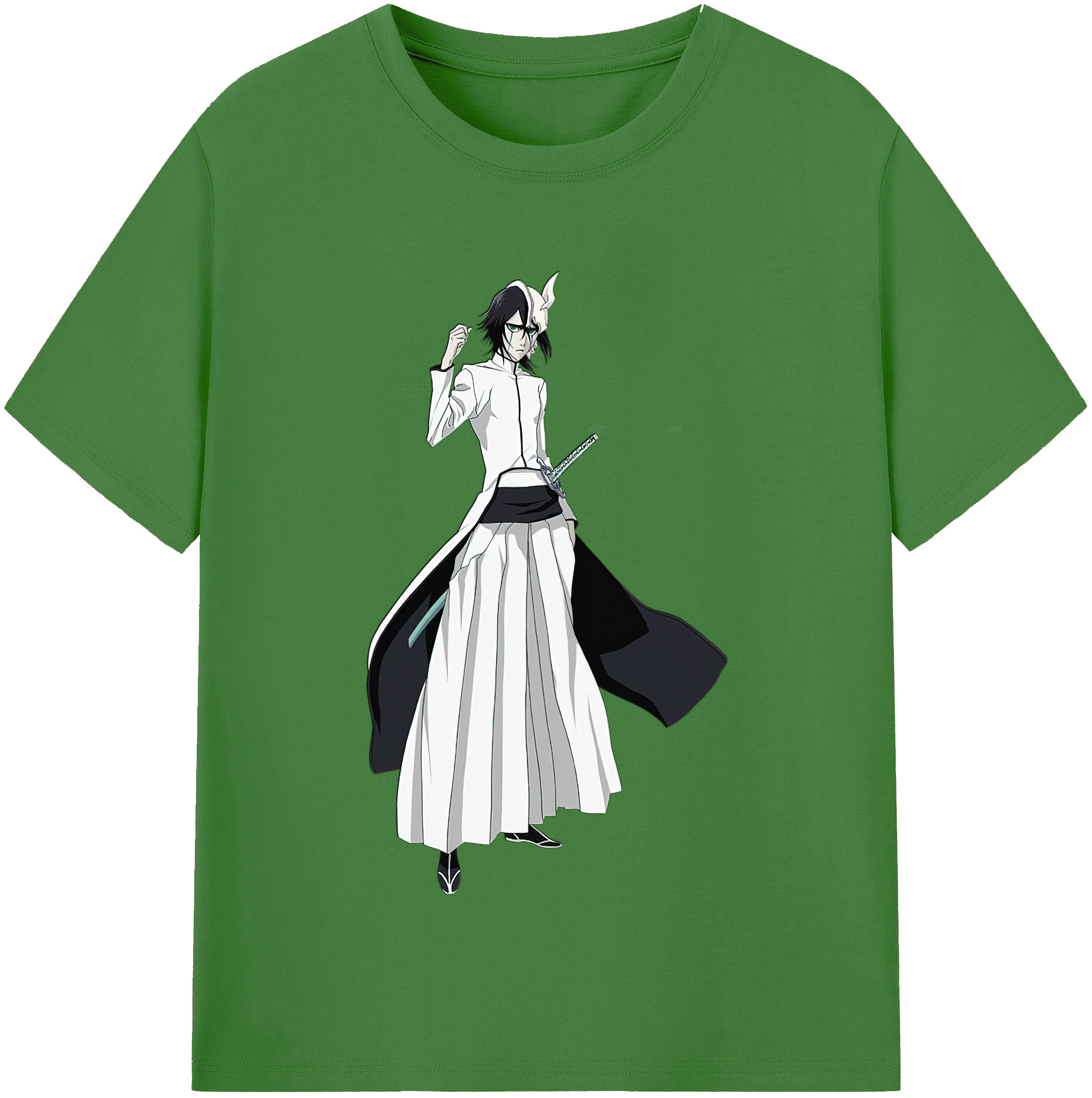 （画像用） ブリーチ ウルキオラ·シファー BLEACH Ulquiorra cifer レディースカジュアルプリントTシャツ（綿100％）
